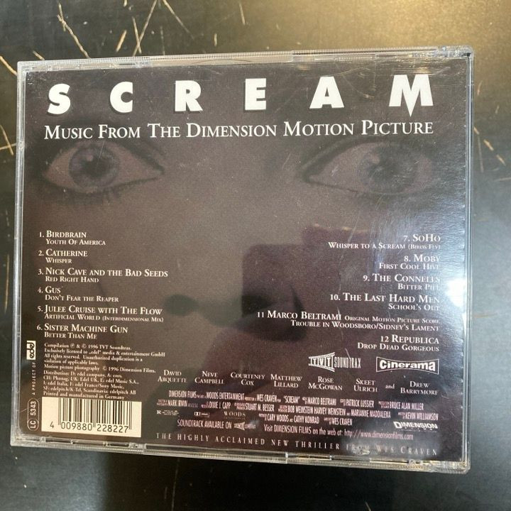 Scream - The Soundtrack CD (M-/M-) -soundtrack-